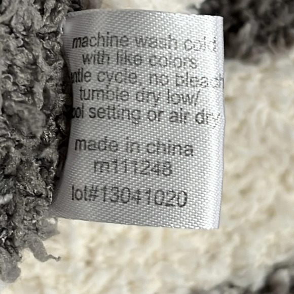 Barefoot Dreams Cozy Chic Striped Hooded Robe (NO BELT) - Size 1 (Small) - Picture 8 of 8